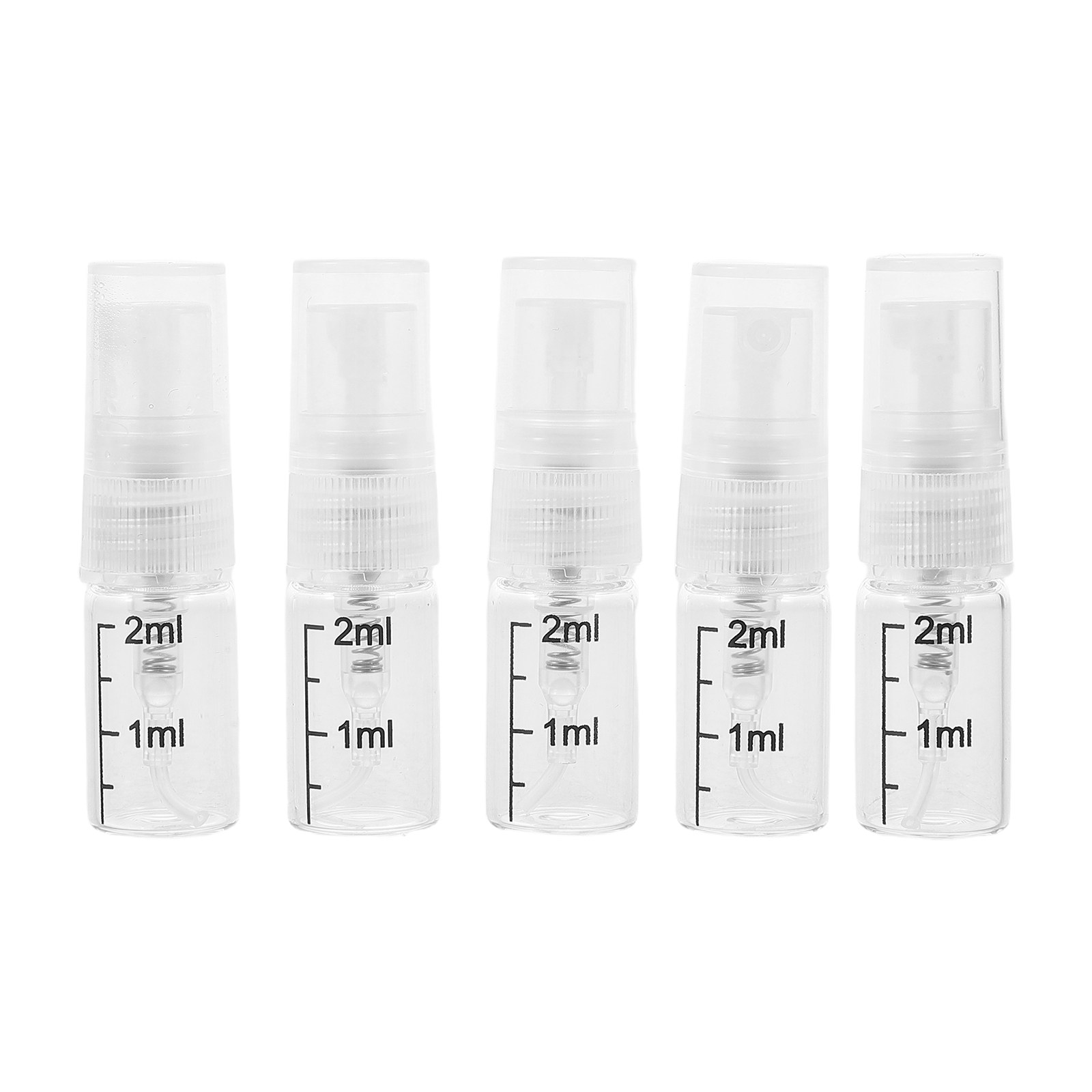 Perfume Atomizer Travel - 5Pcs Clear Glass Portable Spray Bottle
