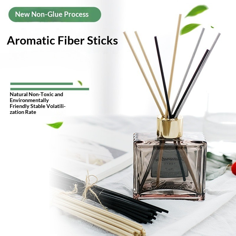 Home Fragrance Diffuser Sticks - 100Pcs Fiber Diffuser Sticks 3mm*19cm Aromatherapy