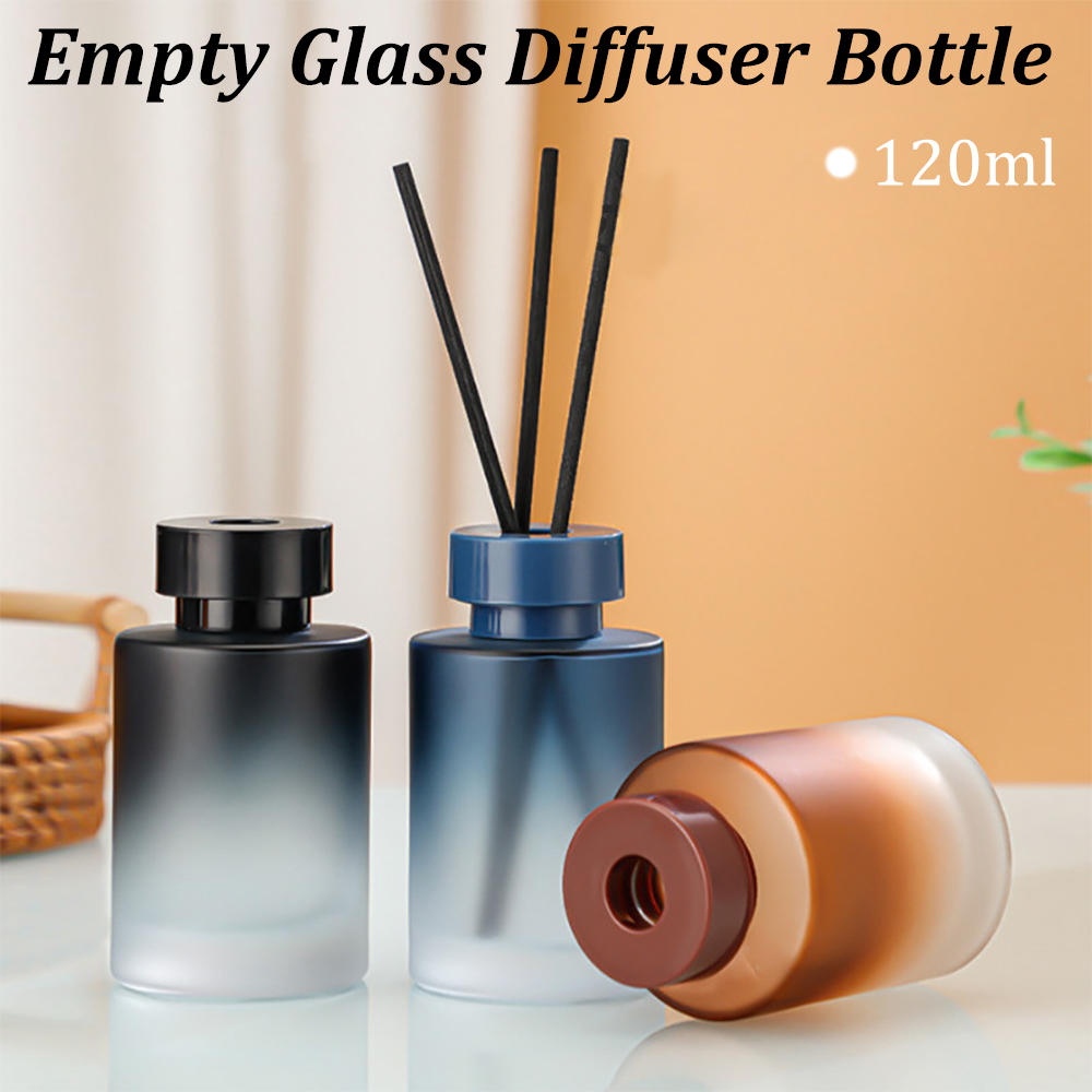 Home Fragrance Ideas - 120ML Empty Glass Diffuser Bottle Refillable