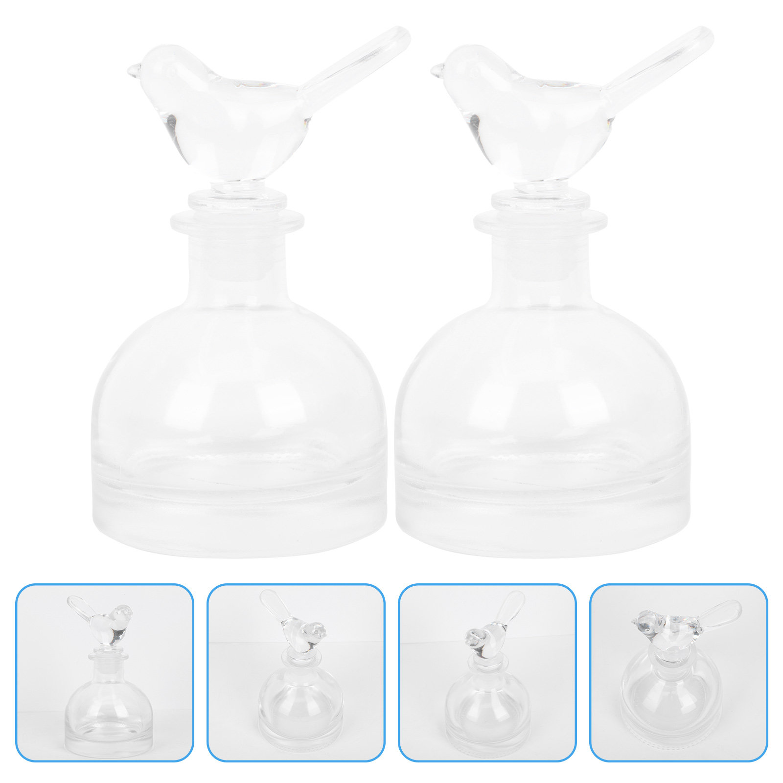 2Pcs Glass Perfume Bottles Pre - Home Fragrance Bottle review and price