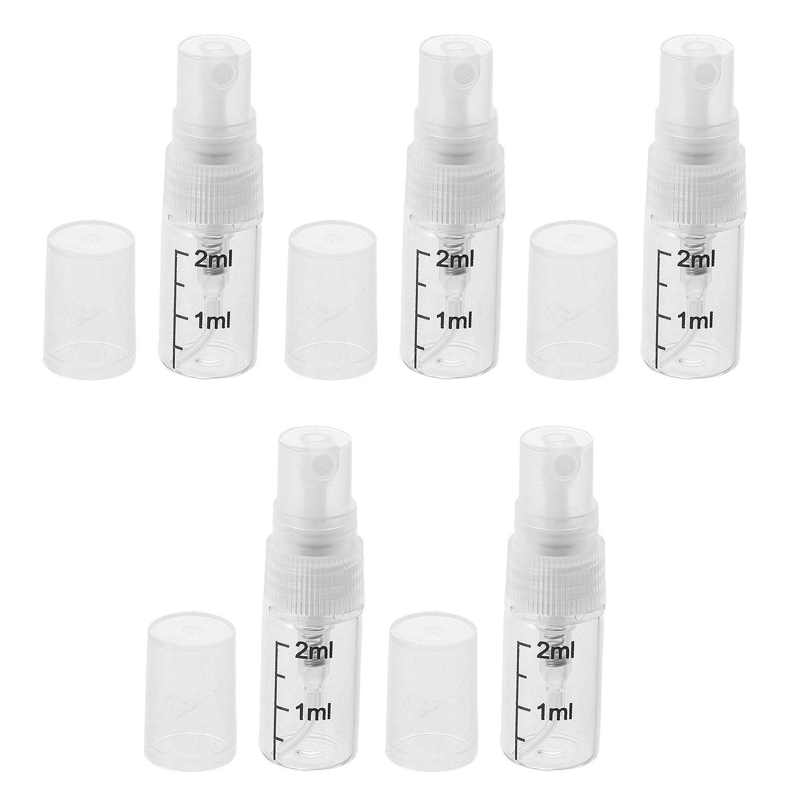 5Pcs Clear Glass Portable Spra - Perfume Atomizer Travel review and price