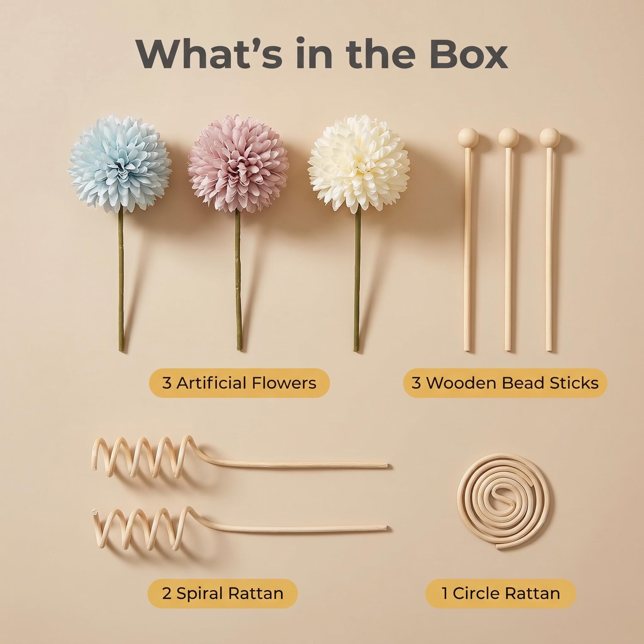 diy diffuser sticks set, artif - Home Fragrance Diffuser Sticks review and price