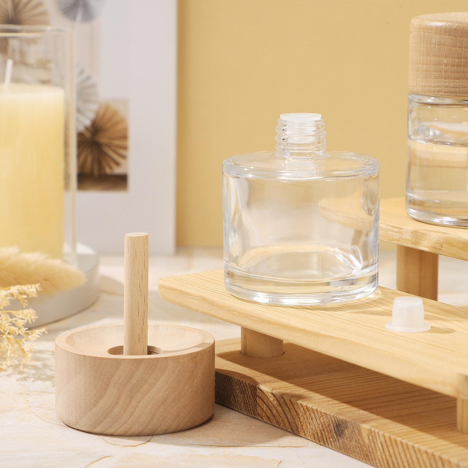 2Pcs Clear Reed Diffuser Bottl - Home Fragrance Bottle review and price